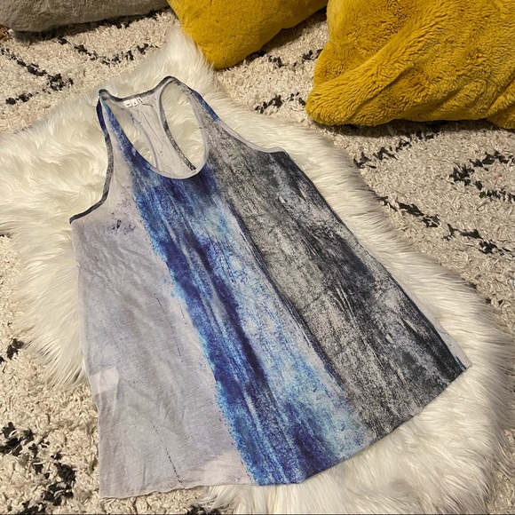 Helmut Lang Printed Racerback Tank - Picture 1 of 8